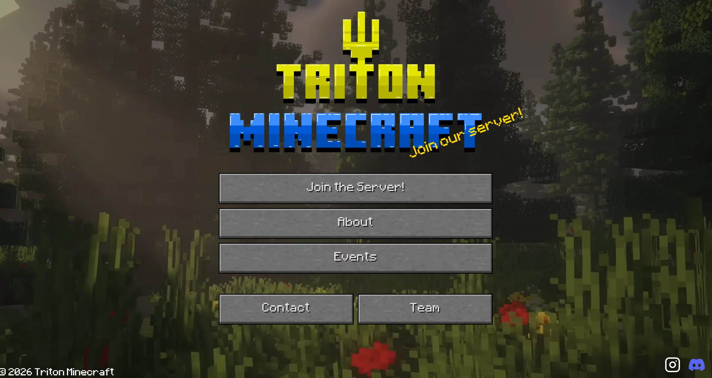 Triton Minecraft Website